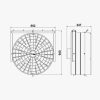 Dimensiones Ventilador Recirculador de Aire Cumberland
